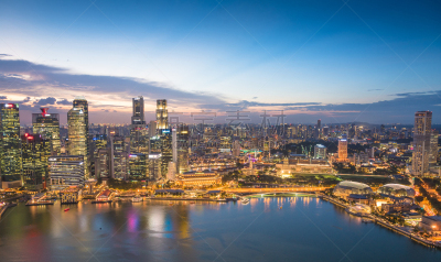 都市风景,新加坡市,城市天际线,市区,夜晚,市区路,旅行者,滨水,新加坡河,著名景点
