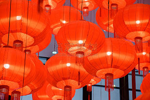 红色,中国灯笼,春节,多色的,概念,清新,幻想,幸福,灵性,旅游目的地