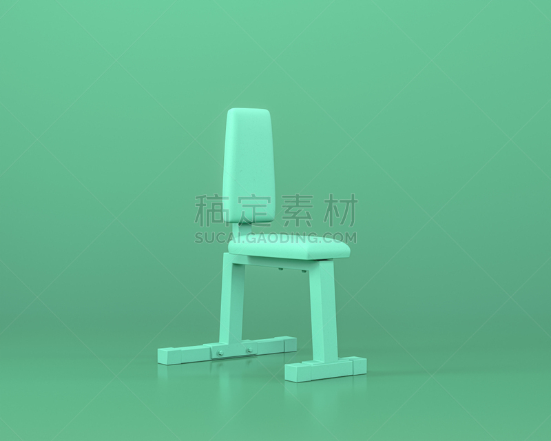 单色调,健身房,青绿色,彩色背景,三维图形,座位