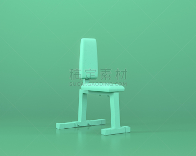 单色调,健身房,青绿色,彩色背景,三维图形,座位