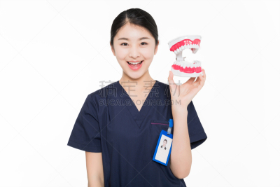青年人,口腔卫生,健康保健,护士,专业人员,背景分离,牙医,一个人,女人