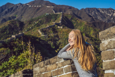 女人,旅行者,亚洲,欢乐,微笑,度假,旅行,笑