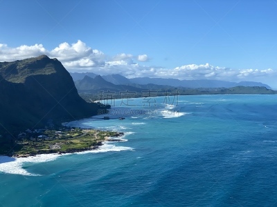 瓦胡岛,海滩,夏威夷,风景