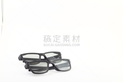三维图形,眼镜,白色背景,电影,黑色,数字2,一对,土耳其,背景分离,边框
