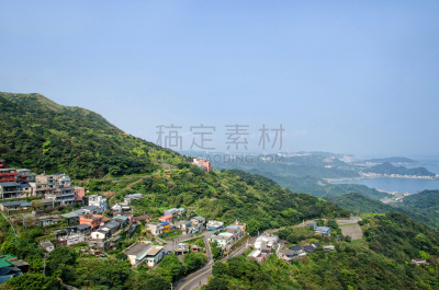风景,都市风光,白昼,九份,水,旅游目的地,天空,美,水平画幅,山