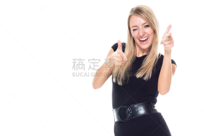 注视镜头,商务人士,女商人,女性,高跟鞋,成年的,长发,正装,一个人,青年女人