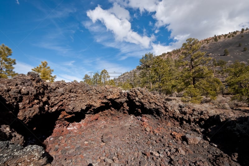 火山,圆锥,科科尼诺县,飘然,自然美,岩石,户外,落火山渣锥,火山口,自然