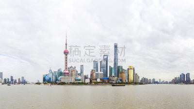 都市风景,上海,船,商务,浦西,照明设备,4k分辨率,黄昏,渡轮,现代