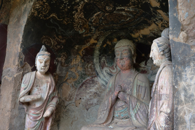 中国,丝绸之路,甘肃省,洞穴,寺庙,山,复杂性,天水,坏掉的,撕破的