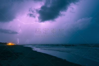海洋,能力,在上面,气候,暗色,自然神力,云,恐怖,暴风雨,户外