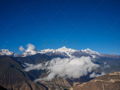 云南省,中国,地形,梅里雪山,布劳甘山,meili山,云南德钦地区,香格里拉县,雪山,山脊