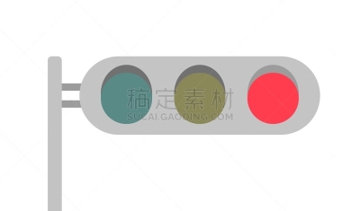 交通,波形,红色,白色背景,背景分离,安全的,照明设备,简单,图像,无人