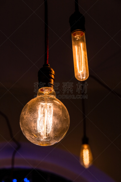 电灯泡,灯丝,玻璃,光亮,垂直画幅,无人,古老的,灯,明亮,电