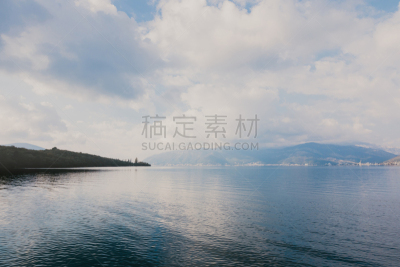 科托尔湾,黑山,海景,海港,著名景点,小的,海岸线,水湾,夏天,户外