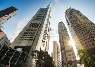 新加坡市,城市天际线,黄昏,市区,滨海湾 ,天空,未来,度假胜地,水平画幅,新加坡