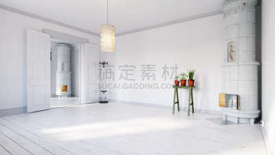 窗户,公寓,斯堪的纳维亚人,巨大的,住宅内部,室内,墙,空的,绘画插图