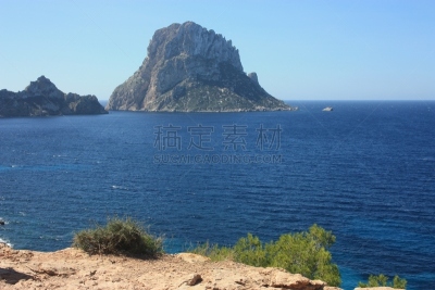 德霍特海湾,西班牙威德拉,伊维萨猎犬,海岸线,天空,海洋,巴利阿里群岛,海滩,岛,西班牙