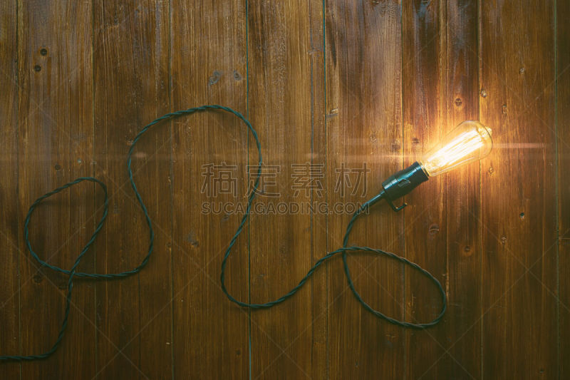 电灯泡,特写,灵感,储蓄,节能灯泡,水平画幅,能源,智慧,古老的,科学