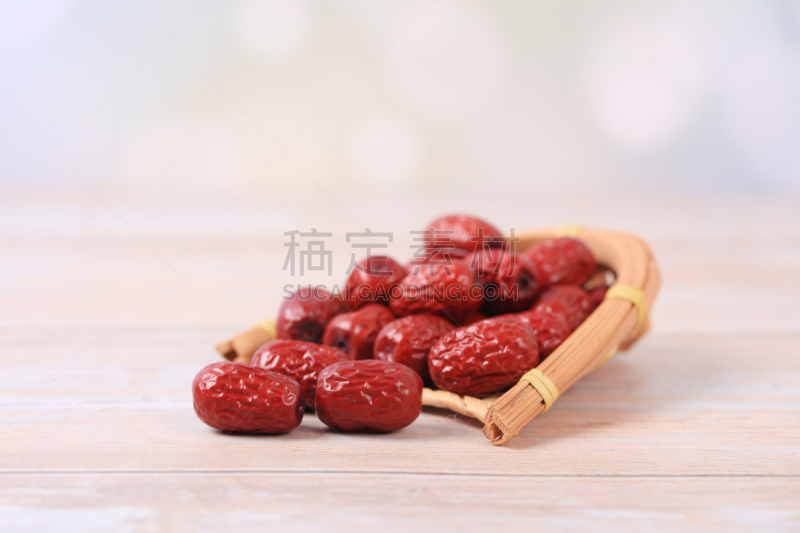枣糕,红色,农业,传统,篮子,健康保健,背景分离,药,食品,熟的