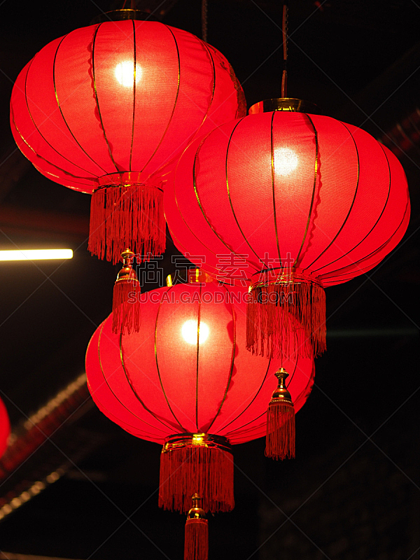 灯笼,中国,天花板,春节,红色,华丽的,事件,纸灯笼,中国灯笼,中国元宵节图片素材下载-稿定素材
