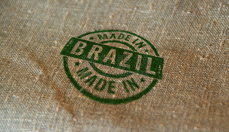 巴西,封印,橡皮章,商务,符号,大口袋,纺织品,图像,做,设计