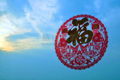 春节,传统,华丽的,历书,美术工艺,传统节日,窗户,艺术品与工艺品,节日