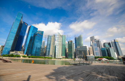 都市风景,新加坡市,城市生活,全景,水平画幅,新加坡,市区路,喷泉,旅行者,户外
