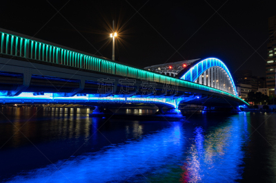 桥,夜晚