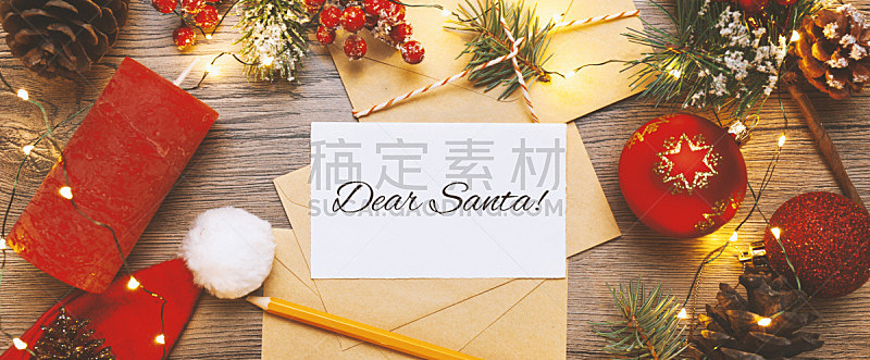 传统,童年,圣诞老人,邮件,信函,北极点,圣诞老公,可爱的,事件