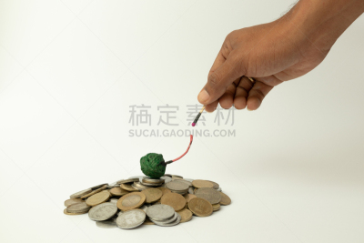 有钱人,概念,手,焰火,分离着色,背景聚焦,噪声,传统,商务,风