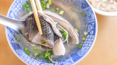 留白,遮目鱼,动物皮,汤,特写,蔬菜,食品,早餐,美味,膳食