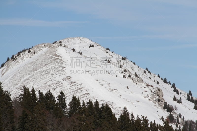 卡尔特山丘,山,寒冷,2020,云景,法国,环境,云,视力,雪