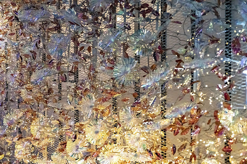 拉法叶特百货,2019,超现实主义的,圣诞装饰物,法国,古典式,户外,建筑,圣诞小彩灯