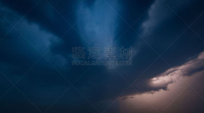 夜晚,夏天,天空,在上面,气候,暗色,云景,惊骇,自然神力,云