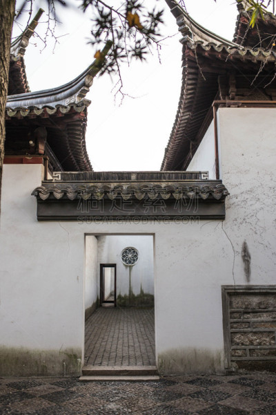 佛教,中国,寺庙,天山山脉,垂直画幅,美,禅宗,灵性,公园,古董