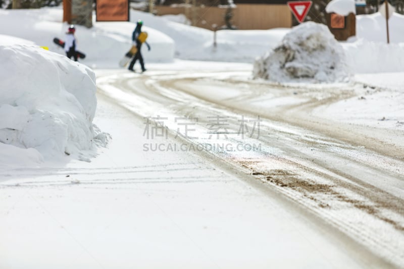 冬季运动,滑雪场,城镇,科罗拉多洛基,山,滑雪