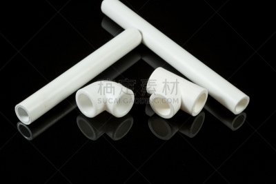 塑胶,管道,玻璃,黑色背景,背景,分离着色,桶,排水口,污水,部分