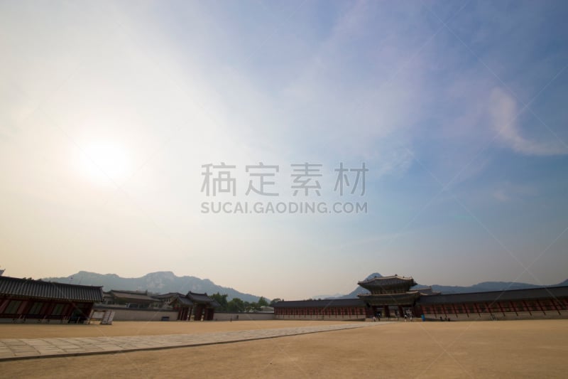 Summer Sky in Gyeongbokgung Palace