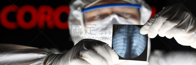 男性,护手套,保护服,面罩,衣服,超声波,药,医疗器械