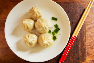 中式小笼包,馄饨,饺子,餐具,水平画幅,膳食,蒸菜,蔬菜,中国食品,食品