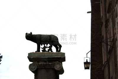 瑞摩斯与罗穆卢斯,罗马,雕塑,狼,意大利,2018,都市风光,代表,神话