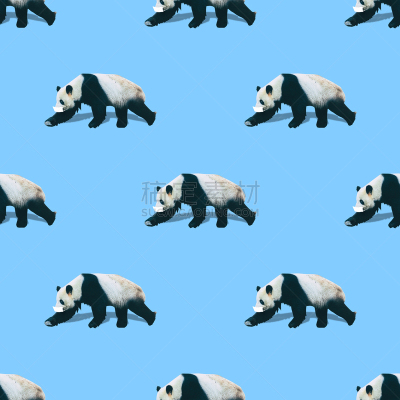 艺术,日冕形病毒,概念,极简构图,四方连续纹样,巨人,熊猫,时尚,外科口罩,大群动物