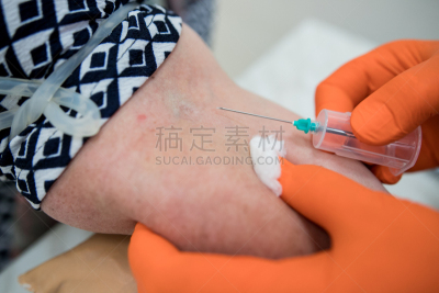 护士,静脉,注射器,健康保健,手套,空的,药,科学家,病人