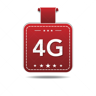 4g,红色,计算机图标,矢量,标志,部分,背景分离,第三代移动通信,技术