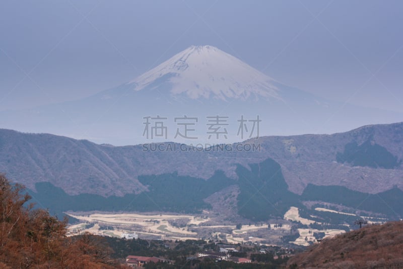 富士山,日本,山,风景,富士箱根伊豆国立公园,自然,水平画幅,无人,蓝色,户外