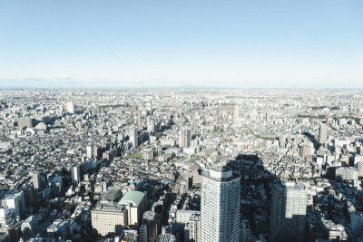 都市风景,池袋,东京,摄像机拍摄角度