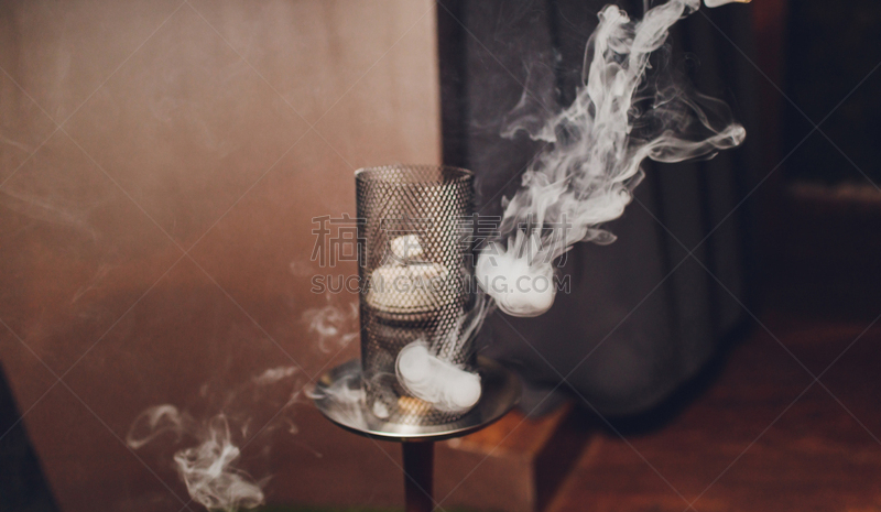 热,煤,水烟袋,自然,传统,复古风格,设备用品,自动后期制作过滤器,背景,水果
