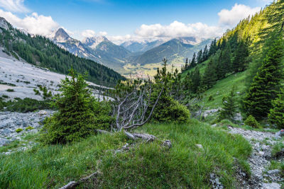 楚格峰,艾博湖,德国,埃尔瓦尔德,徒步旅行,山,自然美,上升,挨着