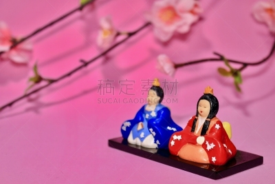可爱的,传统,和服,事件,传统节日,色彩鲜艳,女儿节,用鼻掘,日本