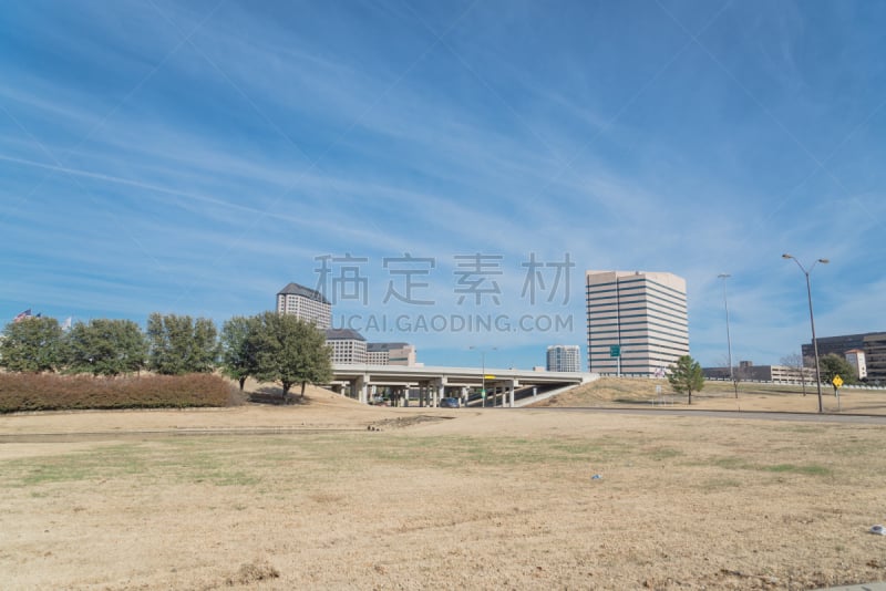 Las Colinas skyline view from John Carpenter Freeway